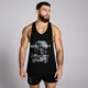Camiseta de tirantes con estampado gráfico Origin para hombre de MP Negro lavado