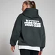 Sudadera con capucha con estampado gráfico Move Club de MP - Negro lavado