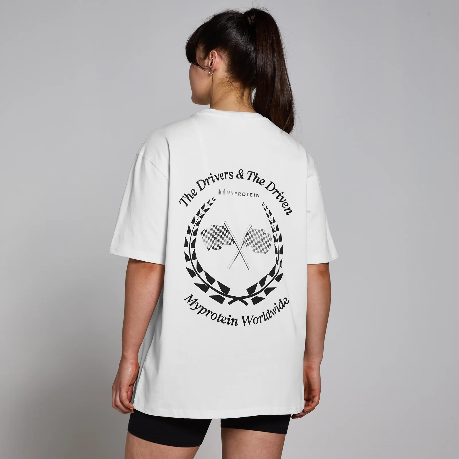 Camiseta con estampado gráfico World Wide de MP - Crema natural - XXL-XXXL Imagen 1