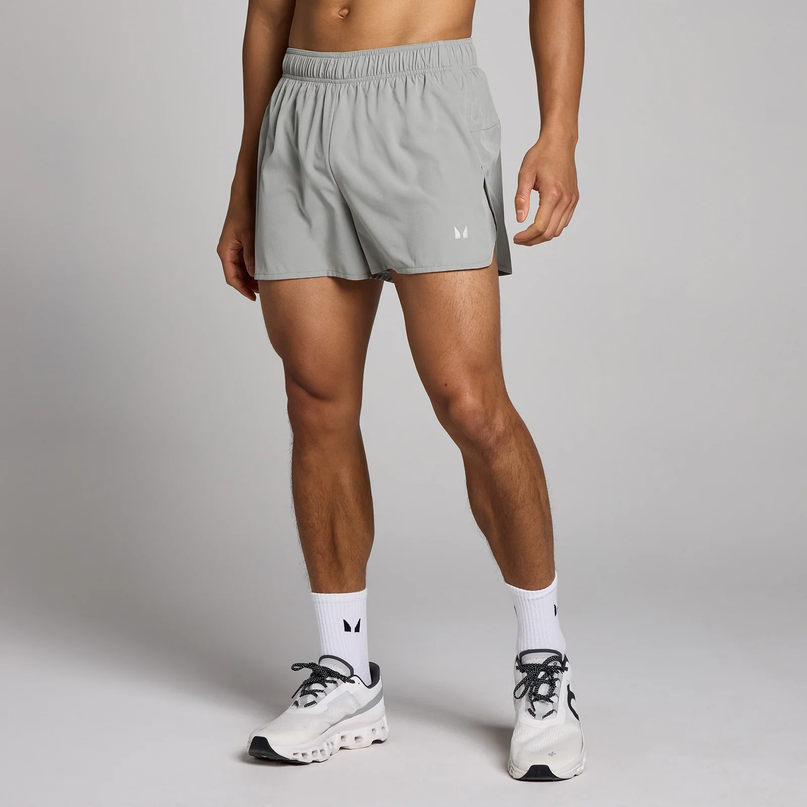 Pantalón corto de entrenamiento con tiro de 8 cm para hombre de MP - Gris tormenta - XXL Imagen 1