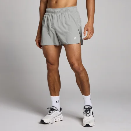 Pantalón corto de entrenamiento con tiro de 8 cm para hombre de MP - Gris tormenta