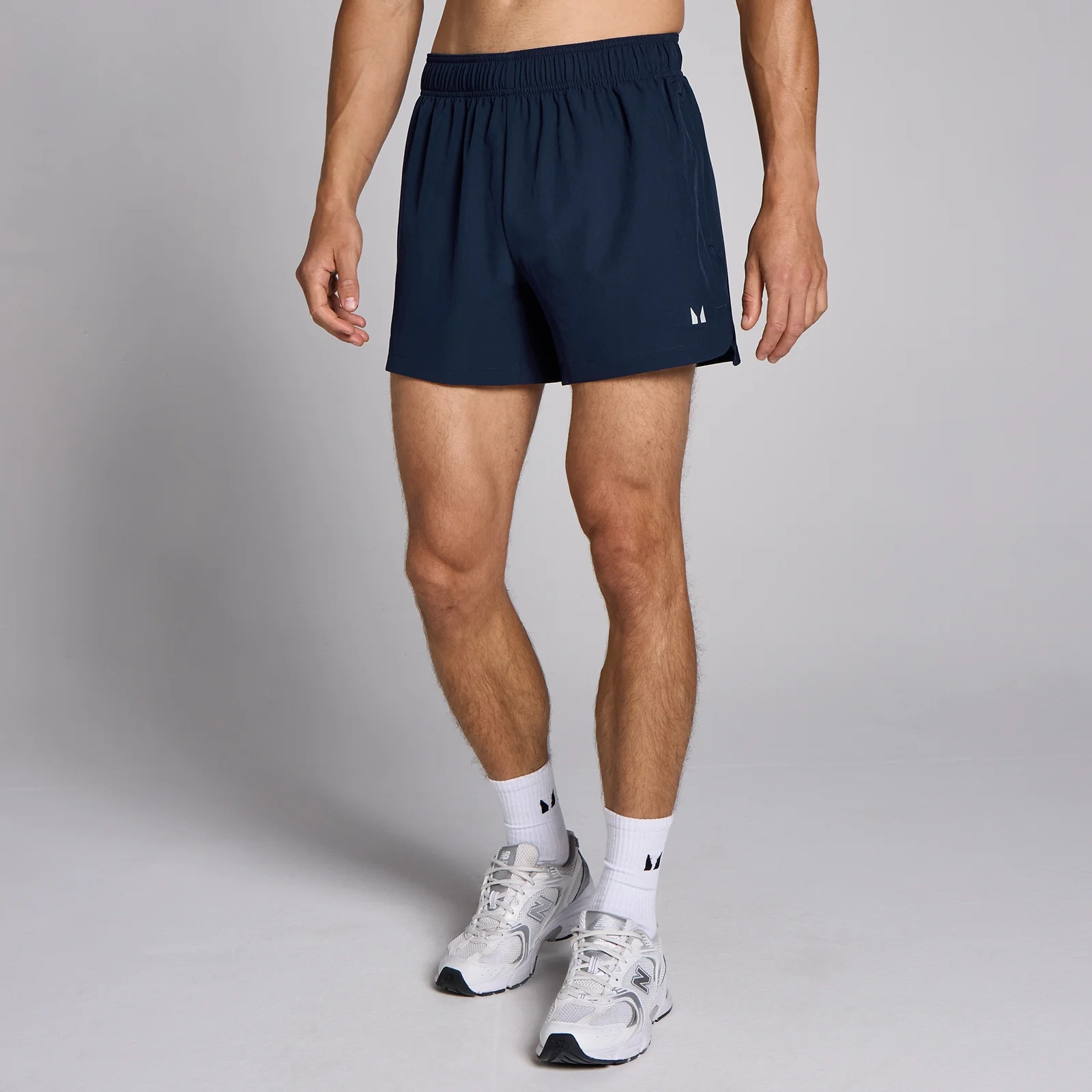 Pantalón corto de entrenamiento tejido con tiro de 13 cm para hombre de MP - Azul marino - L Imagen 1