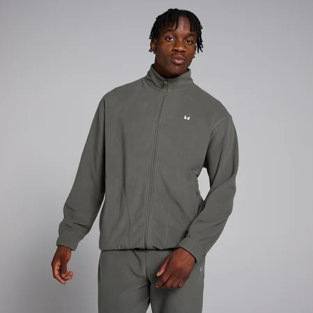Forro polar con cremallera integral para hombre de MP - Gris acerado