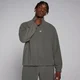 Forro polar con cremallera de 1/4 para hombre de MP - Gris acerado