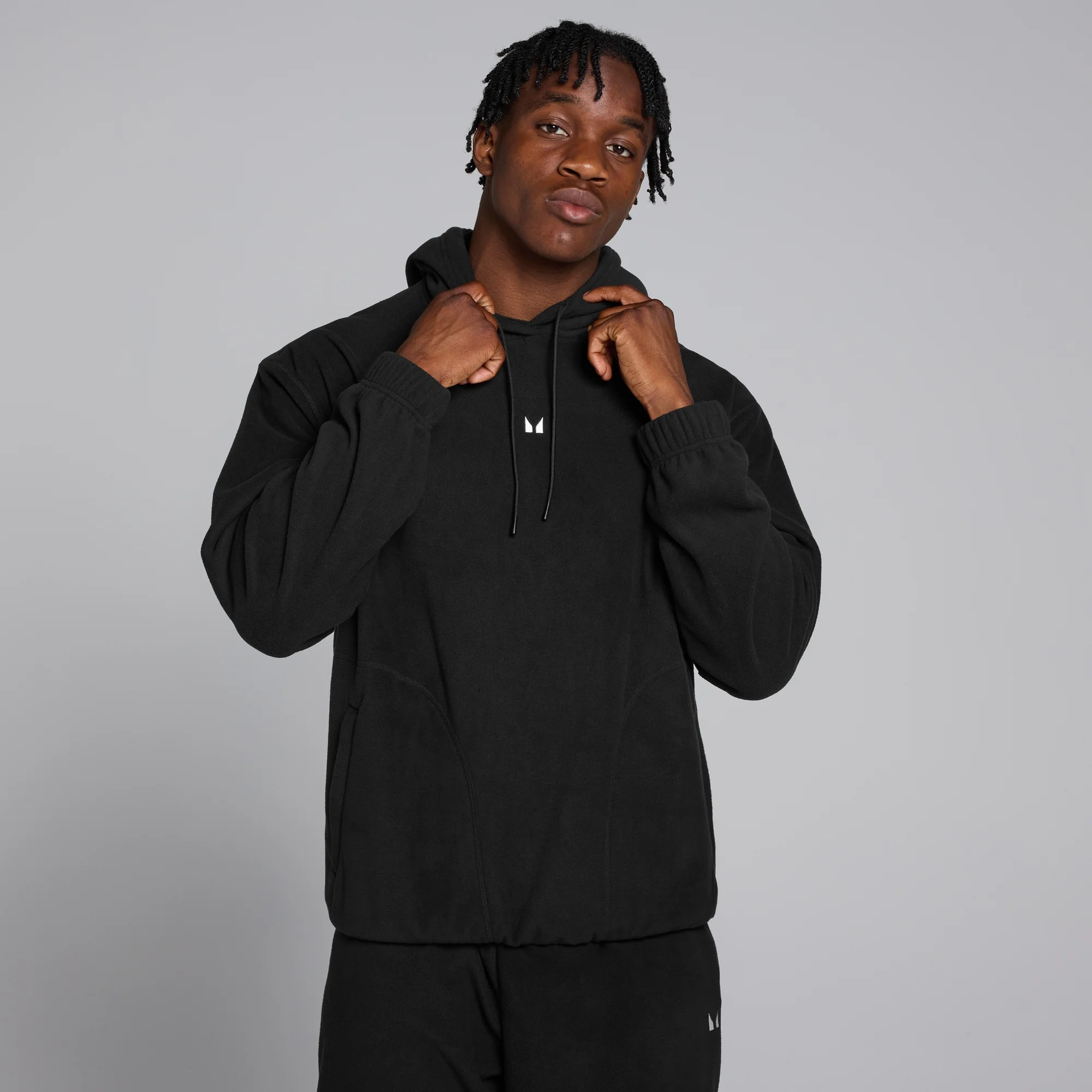 Forro polar con cuello alto para hombre de MP - Negro - XS Imagen 1