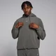 Forro polar con cuello alto para hombre de MP - Gris acerado