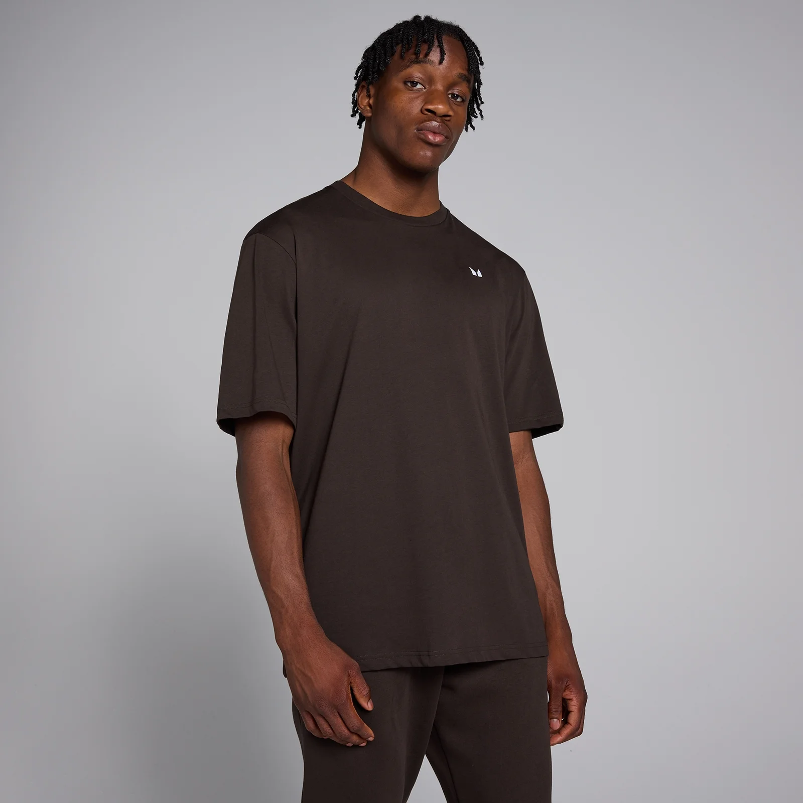 Camiseta extragrande Rest Day para hombre de MP - Café - L Imagen 1