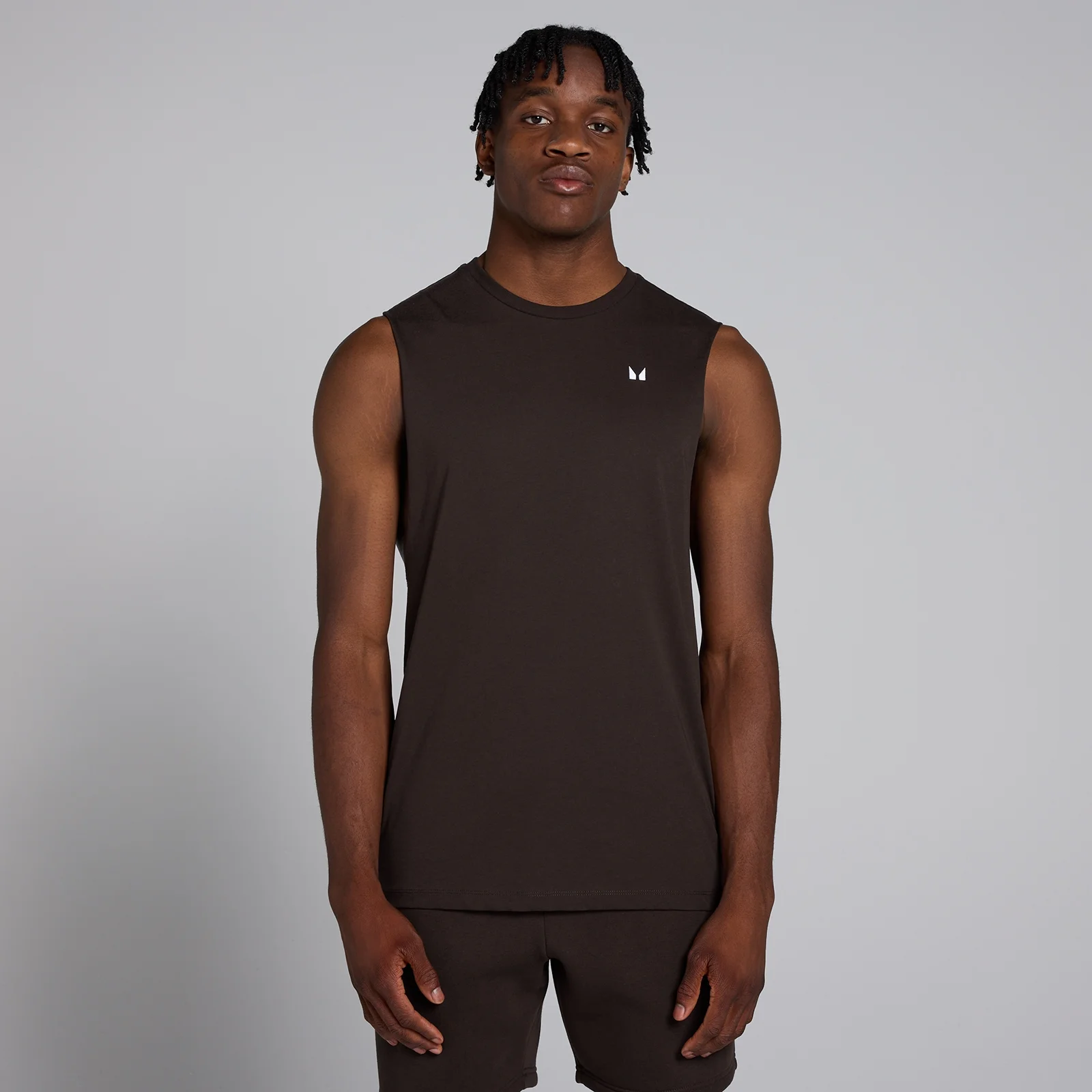 Camiseta de tirantes con sisas caídas Rest Day para hombre de MP - Café - XS Imagen 1
