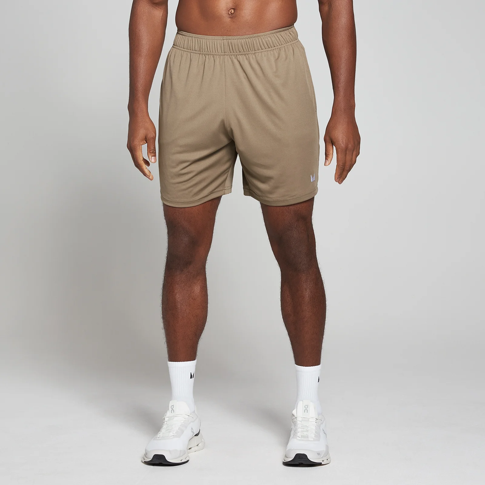 MP Men's Lightweight 7 Inch Training Shorts - Soft Brown - L Imagen 1