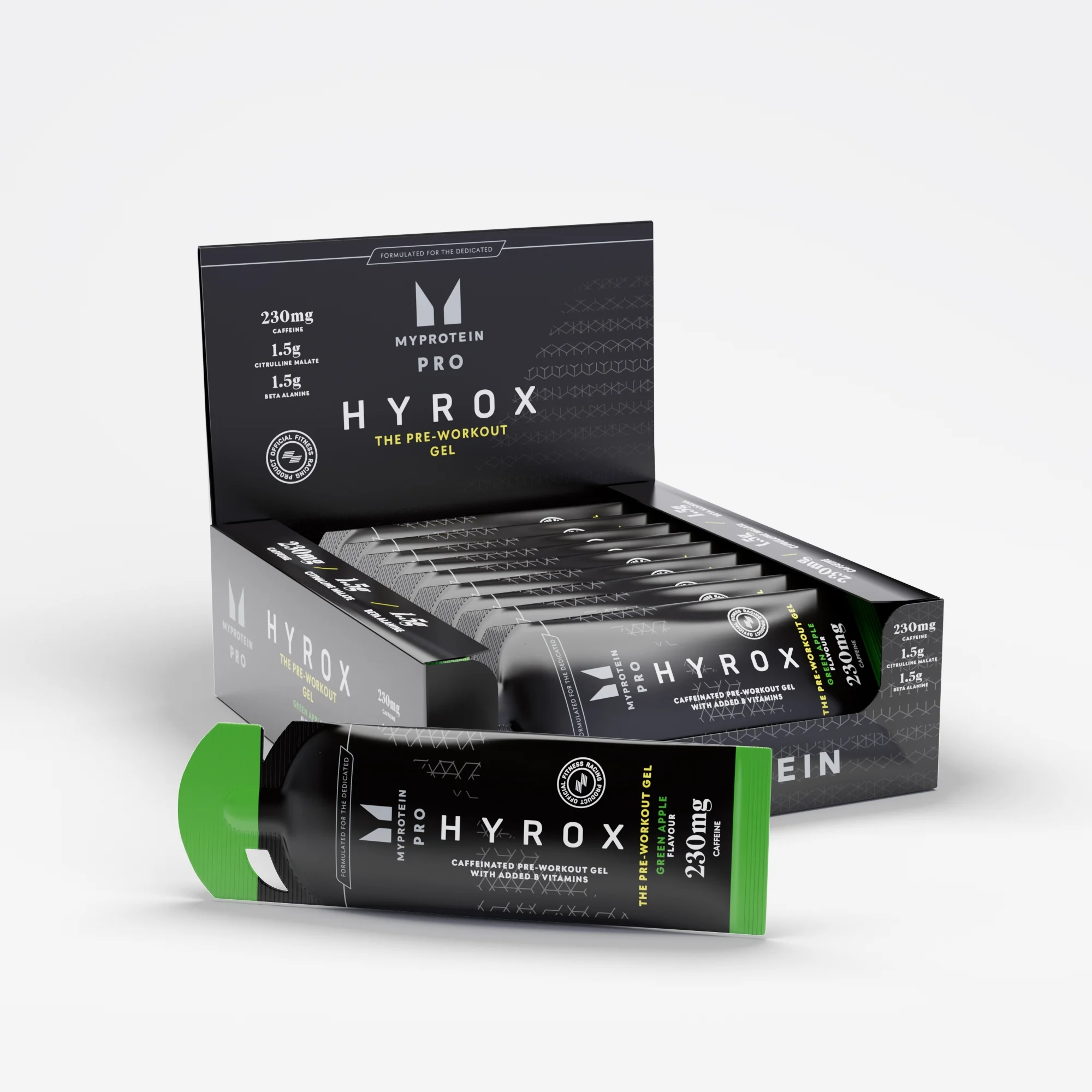 Gel Pre-Entreno - 12 x 50g - Green Apple (HYROX Edition) Imagen 1