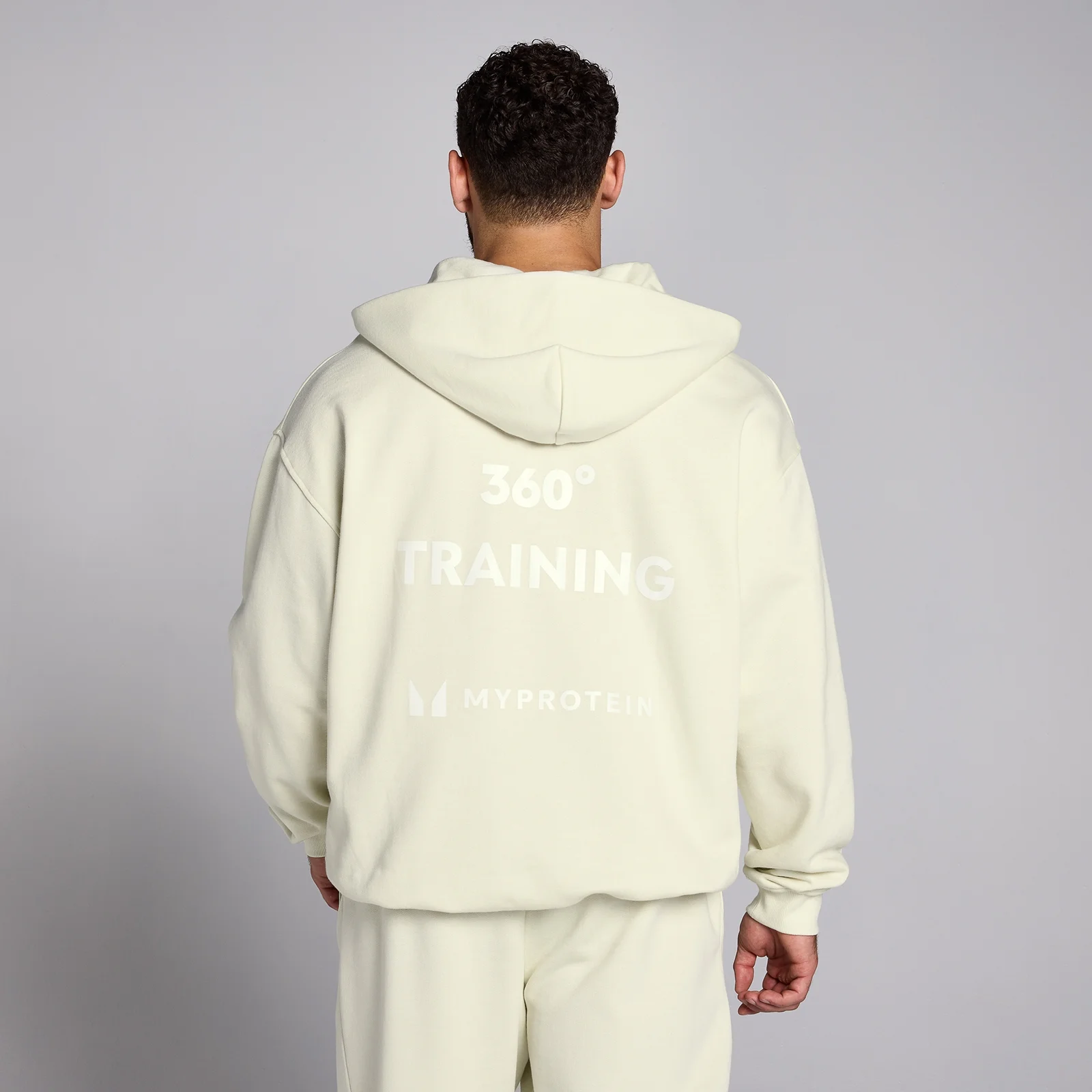 Sudadera con capucha híbrida con cremallera de 1/4 Tempo para hombre de MP - Verde cebada - XS Imagen 1