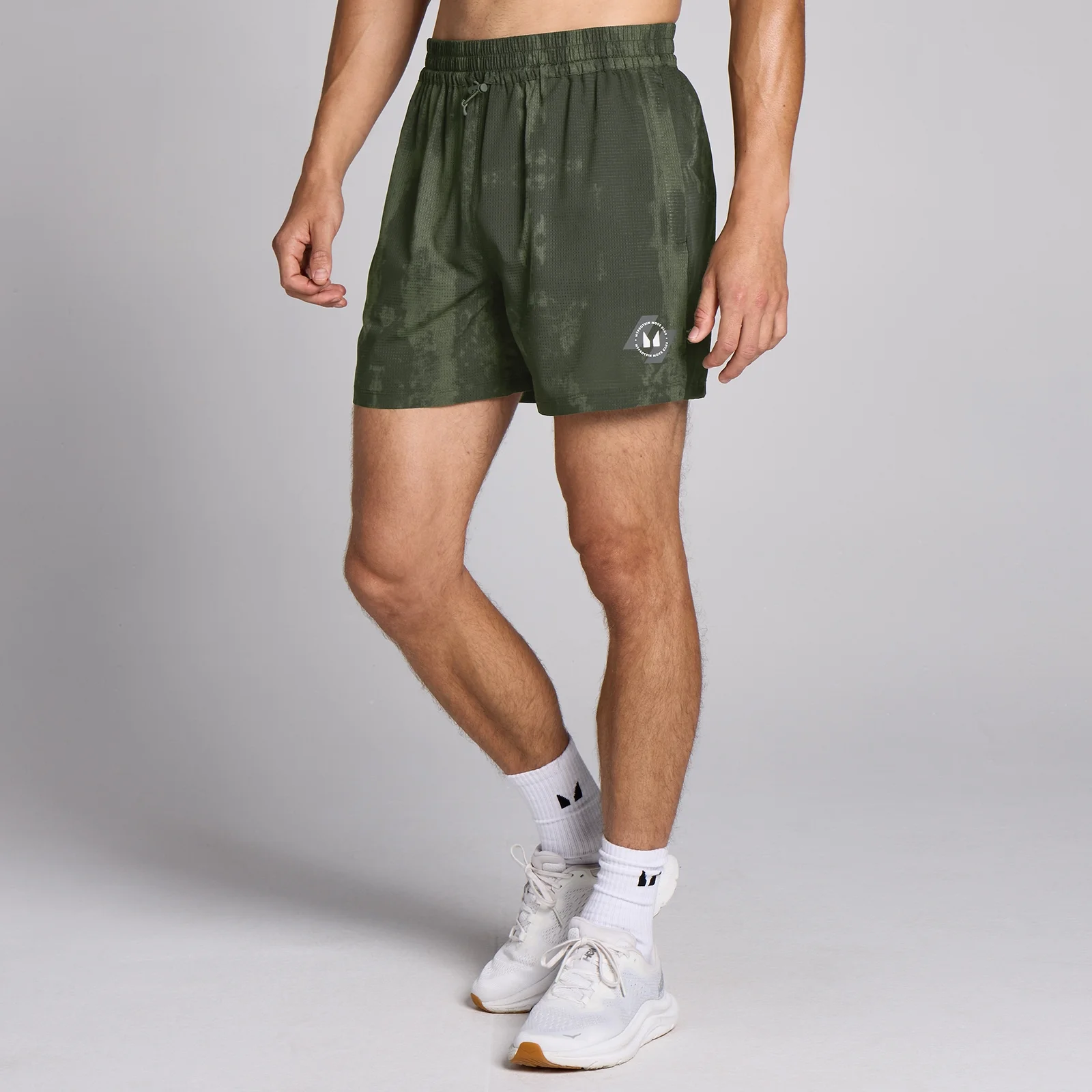 Pantalón corto de malla Tempo con tiro de 13 cm para hombre de MP - Verde aceituna oscuro - XS Imagen 1