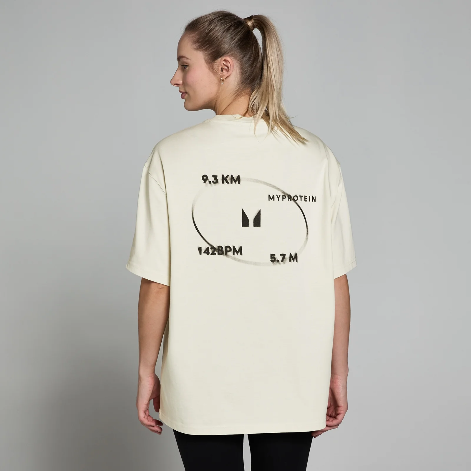 Camiseta con estampado gráfico Tracking para mujer de MP - Natural - S-M Imagen 1