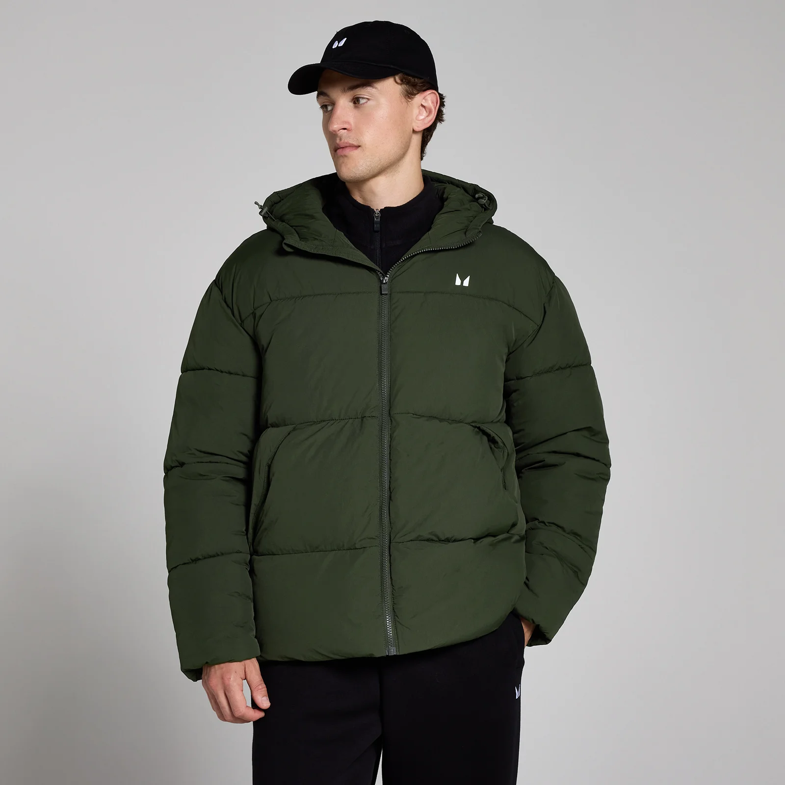 Chaqueta corta acolchada para hombre de MP - Verde bosque - S Imagen 1