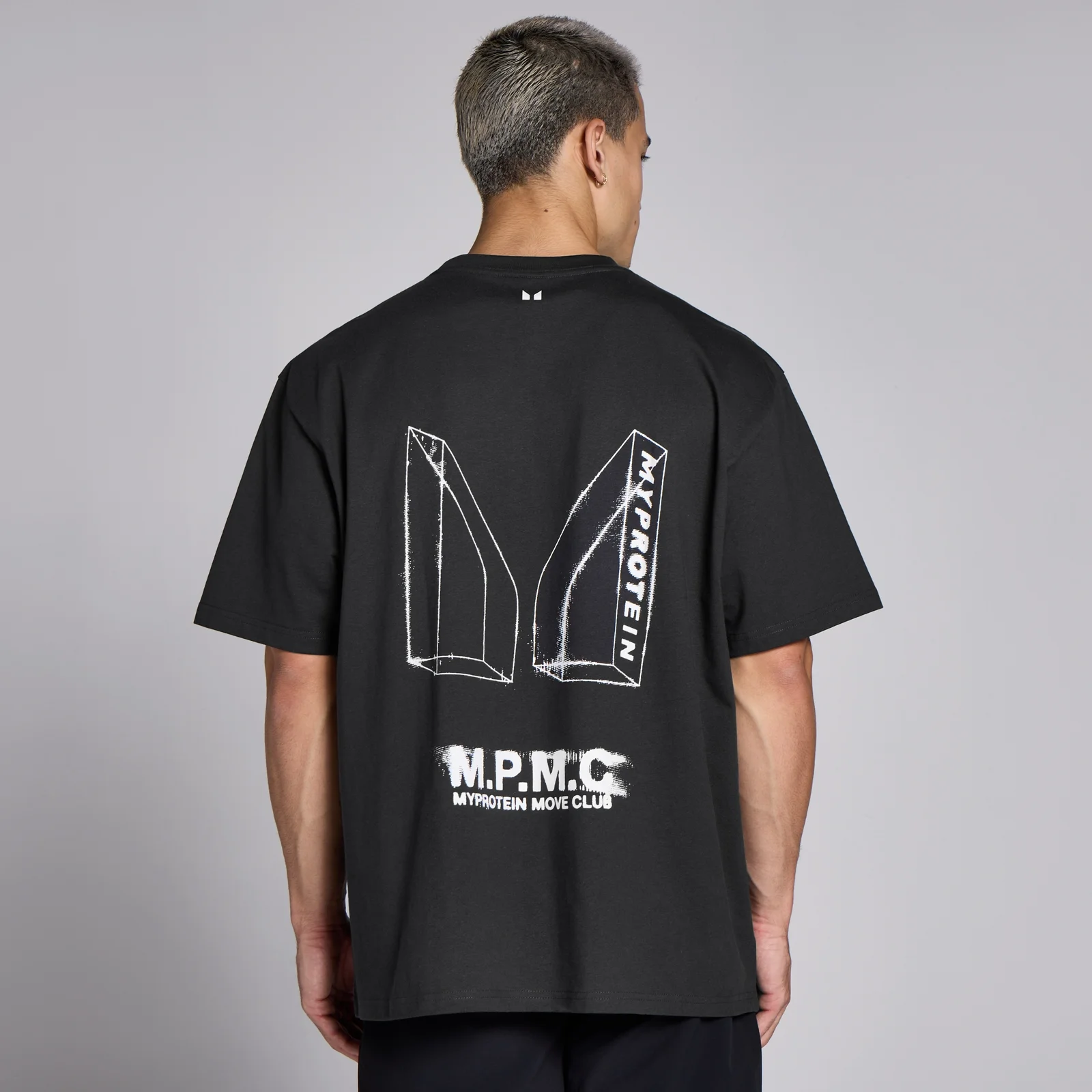 Camiseta con estampado gráfico Lifestyle de MP - Negro lavado - XXL-XXXL Imagen 1