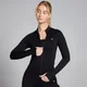 Chaqueta sin costuras con cremallera integral Shape para mujer de MP - Negro