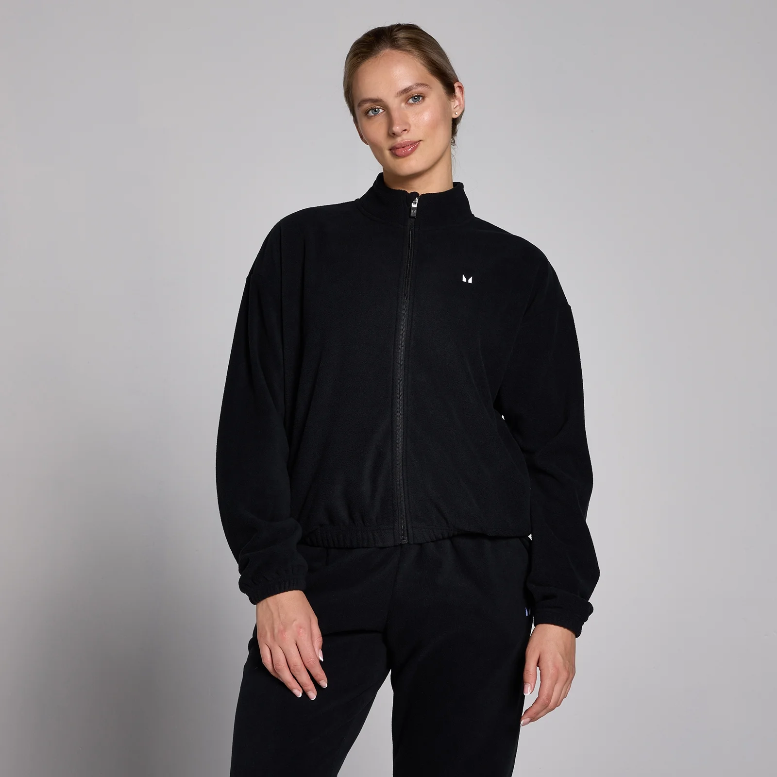 Forro polar con cremallera integral para mujer de MP - Negro - L Imagen 1