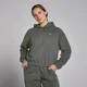 Sudadera de forro polar con capucha para mujer de MP - Verde grisáceo oscuro