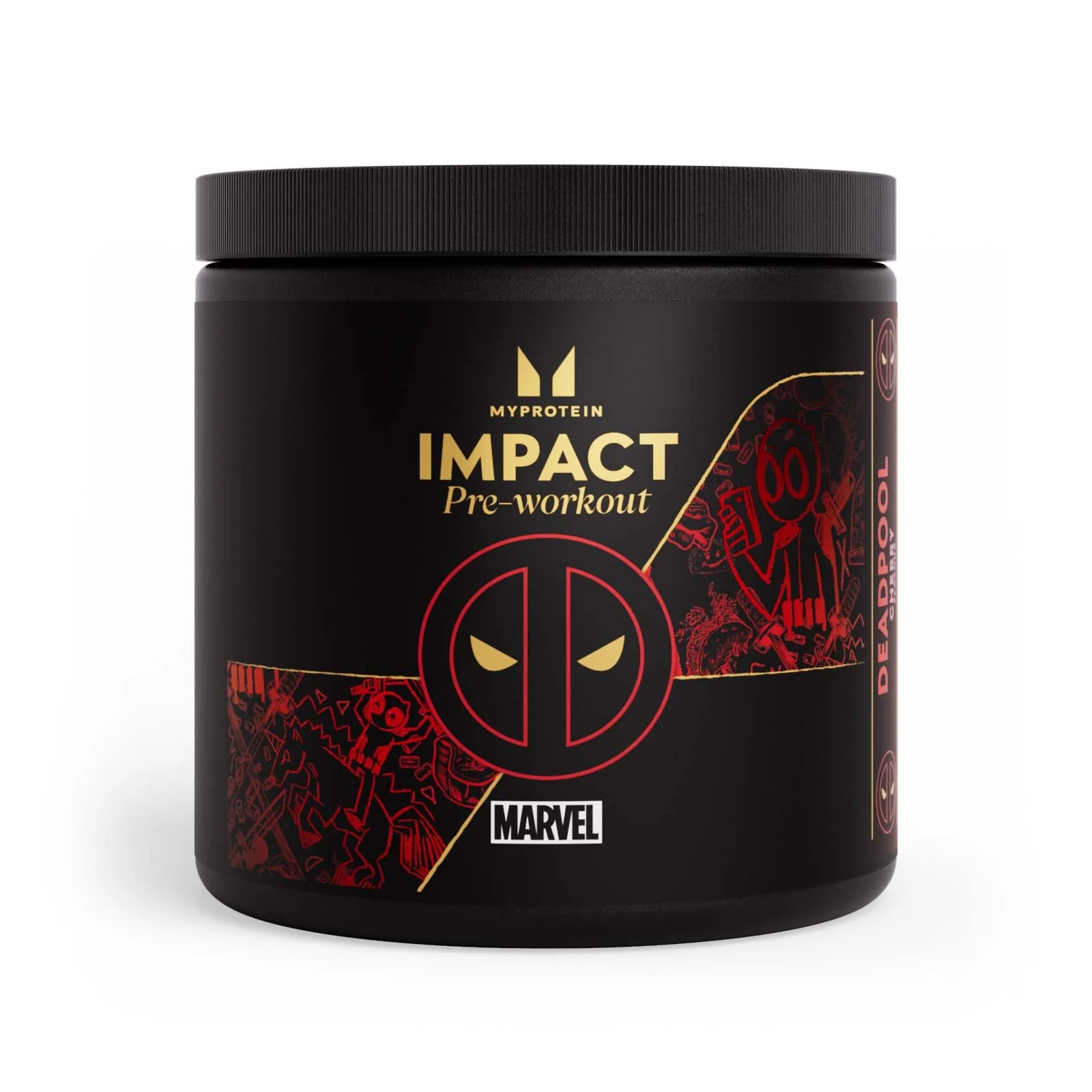 Impact Pre-Entreno – Deadpool - 40raciones - Cereza Imagen 1