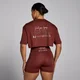 Camiseta corta con estampado gráfico Origin para mujer de MP - Rojo quemado