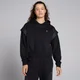Sudadera corta con capucha y estampado gráfico Tempo para mujer de MP - Negro