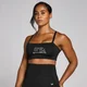 Sujetador deportivo de entrenamiento con estampado gráfico Origin para mujer de MP - Negro