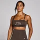 Sujetador deportivo de entrenamiento con estampado gráfico Origin para mujer de MP - Café
