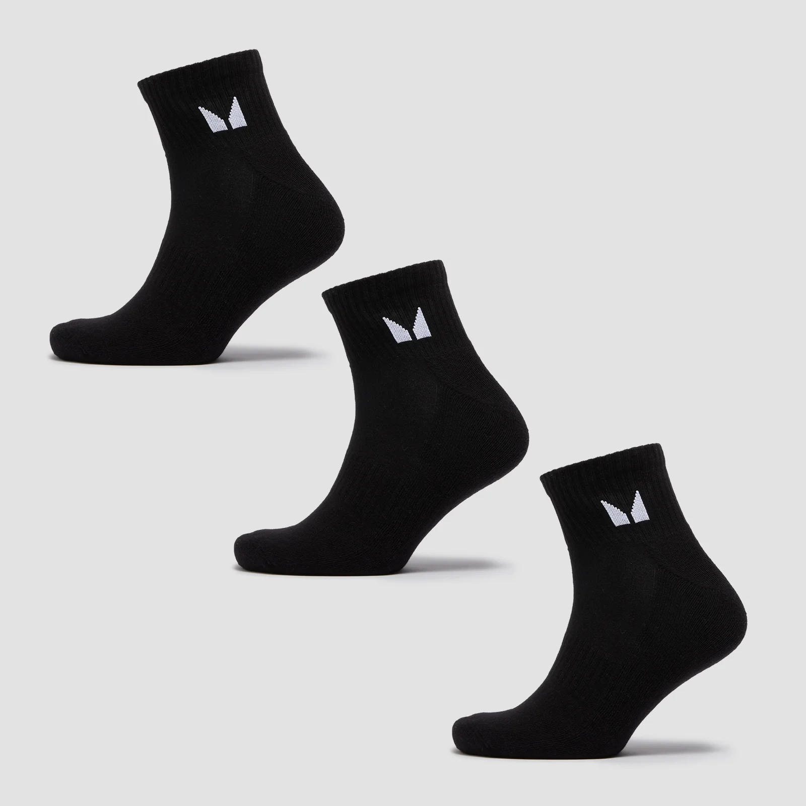 MP Unisex Ankle Socks (3 Pack) - Black - UK 6-8 Imagen 1