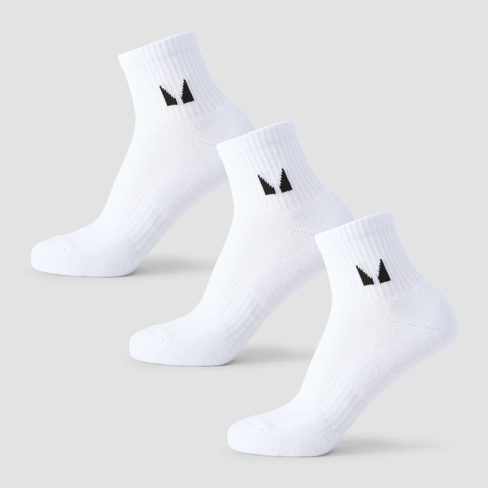 MP Unisex Ankle Socks (3 Pack) - White - UK 2-5 Imagen 1