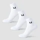 MP Unisex Ankle Socks (3 Pack) - White