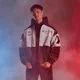 Chaqueta Racing Bomber de MP para hombre (negra)