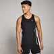 Camiseta de tirantes con ribete Tempo para hombre de MP - Negro