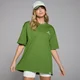 Camiseta con estampado gráfico Lifestyle para mujer de MP - Verde pino oscuro