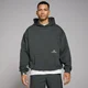 Sudadera extragrande con capucha Lifestyle de MP - Negro lavado