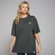 Camiseta con estampado gráfico Lifestyle para mujer de MP - Negro lavado