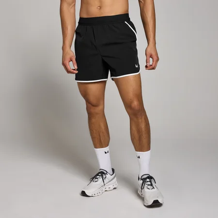 Pantalón corto con ribete y tiro de 13 cm Tempo para hombre de MP - Negro