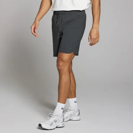 Pantalón corto tejido Lifestyle para hombre de MP - Negro lavado