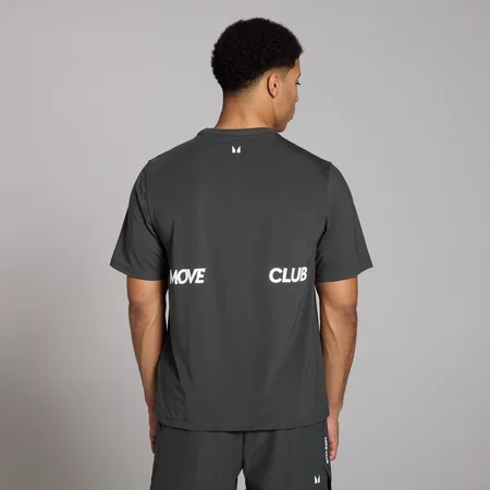 Camiseta extragrande con estampado gráfico Tempo para hombre de MP - Negro