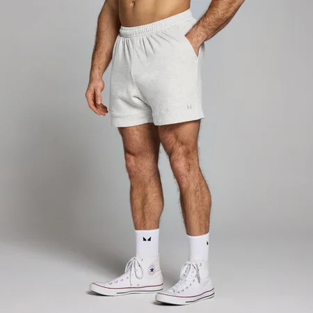 Pantalón corto deportivo lavado con estampado gráfico Origin para hombre de MP - Gris jaspeado