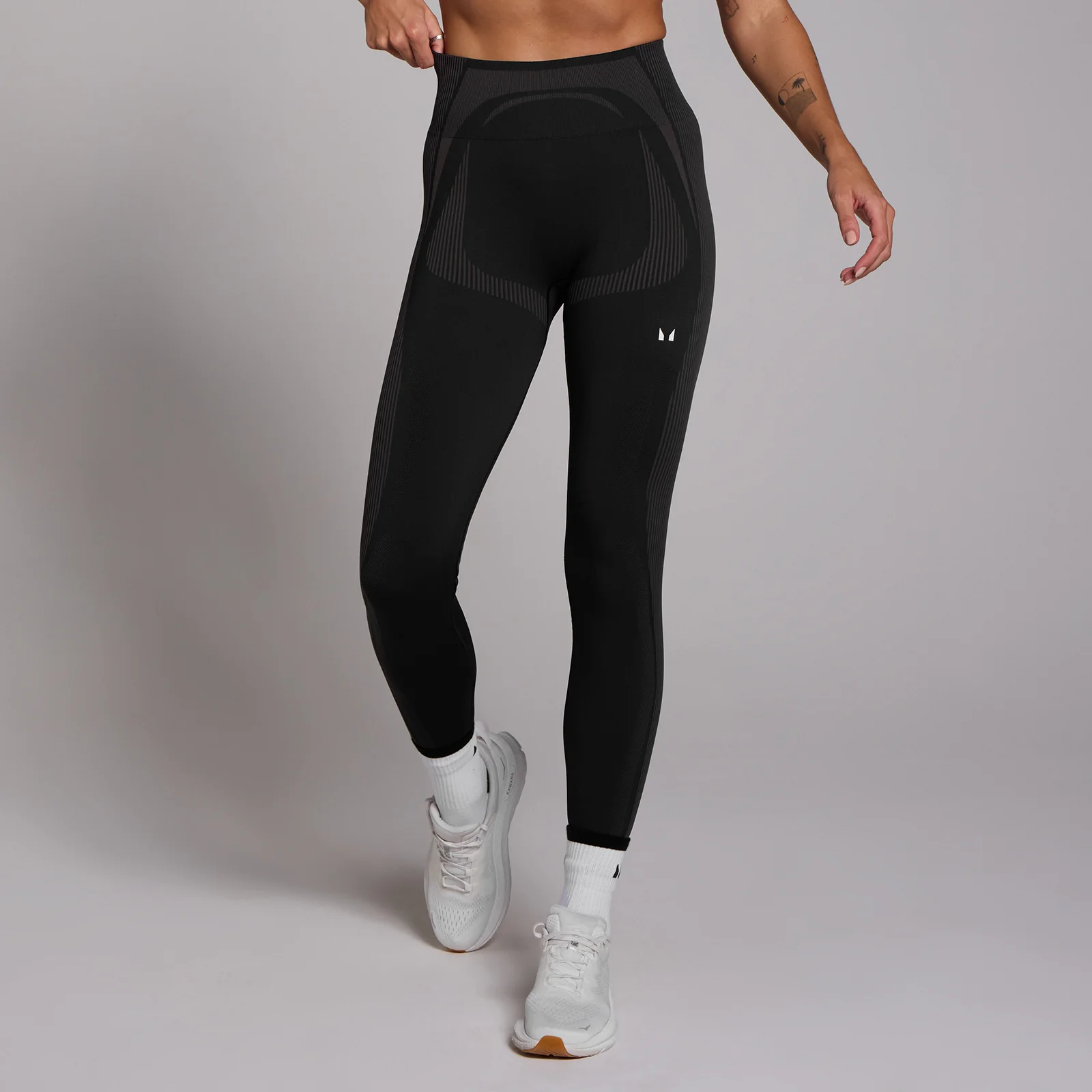 Mallas híbridas sin costuras Tempo para mujer de MP - Negro - S Imagen 1