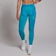 Mallas híbridas sin costuras Tempo para mujer de MP - Azul oceánico