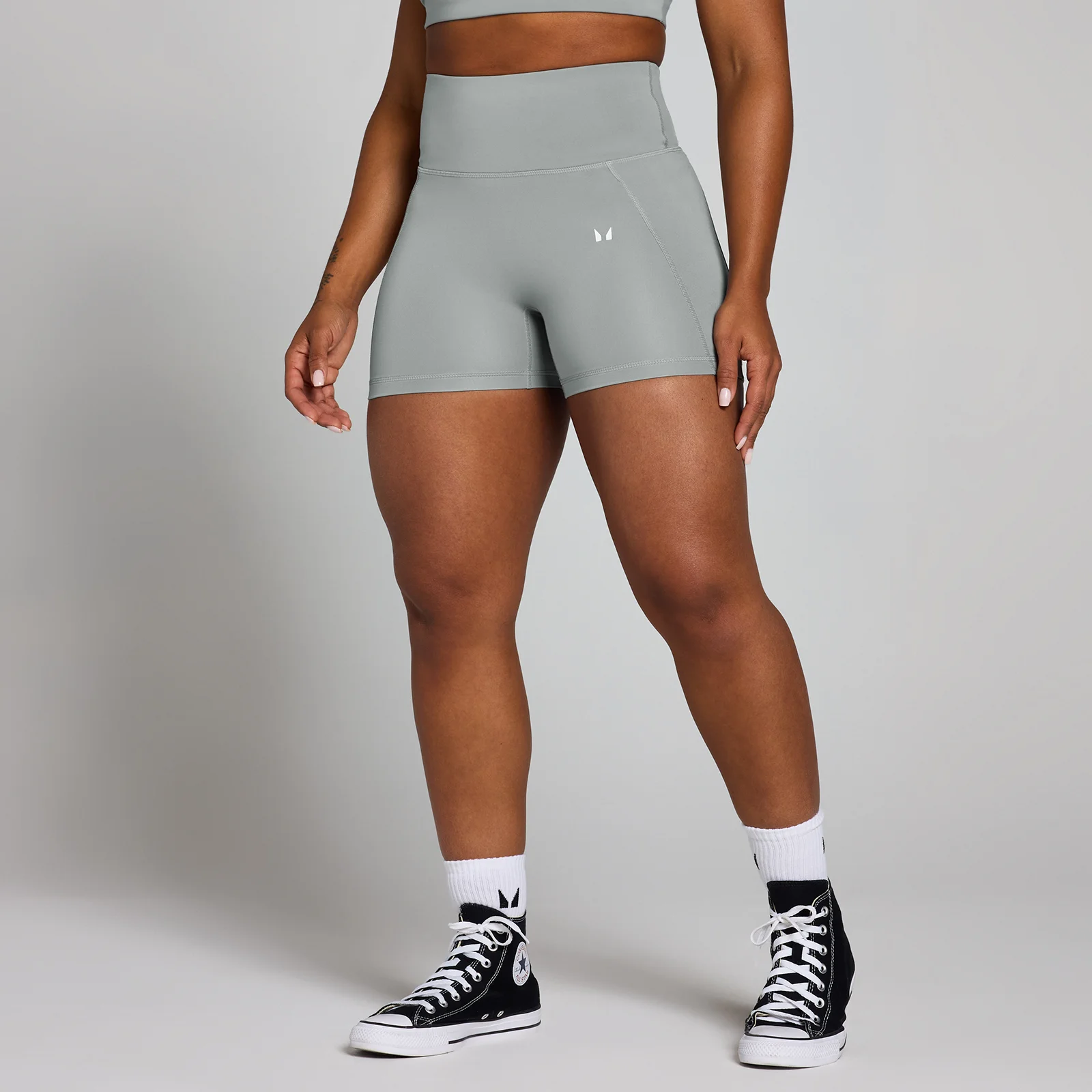 Pantalón corto de entrenamiento con estampado gráfico Origin para mujer de MP - Gris fósil - XS Imagen 1