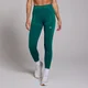 Mallas híbridas sin costuras Tempo para mujer de MP - Verde azulado intenso