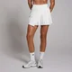 Falda asimétrica con pliegues con pantalón corto Tempo para mujer de MP - Blanco
