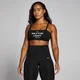 Sujetador deportivo de entrenamiento con estampado gráfico Origin para mujer de MP - Negro