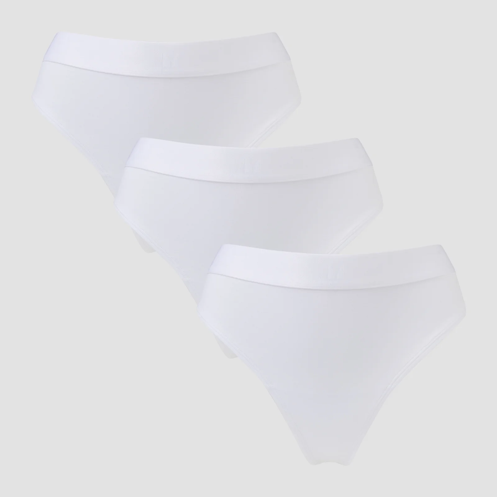 Tanga de talle medio para mujer de MP (paquete de 3) - Blanco - M Imagen 1