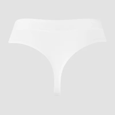 Tanga de talle medio para mujer de MP (paquete de 3) - Blanco - M Imagen 7