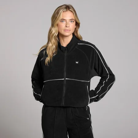 Chaqueta de chándal de rizo Lifestyle para mujer de MP - Negro