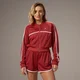 Chaqueta de entrenamiento con cremallera en contraste de MP x Tatiana - Óxido lavado