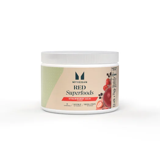 Mezcla vegetal de superalimentos rojos - 50raciones - Strawberry Acai